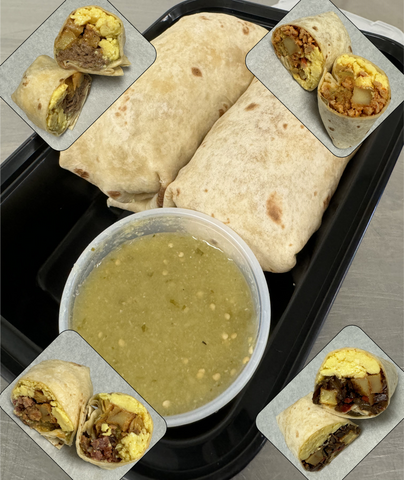 Breakfast Burritos - Pulled Steak