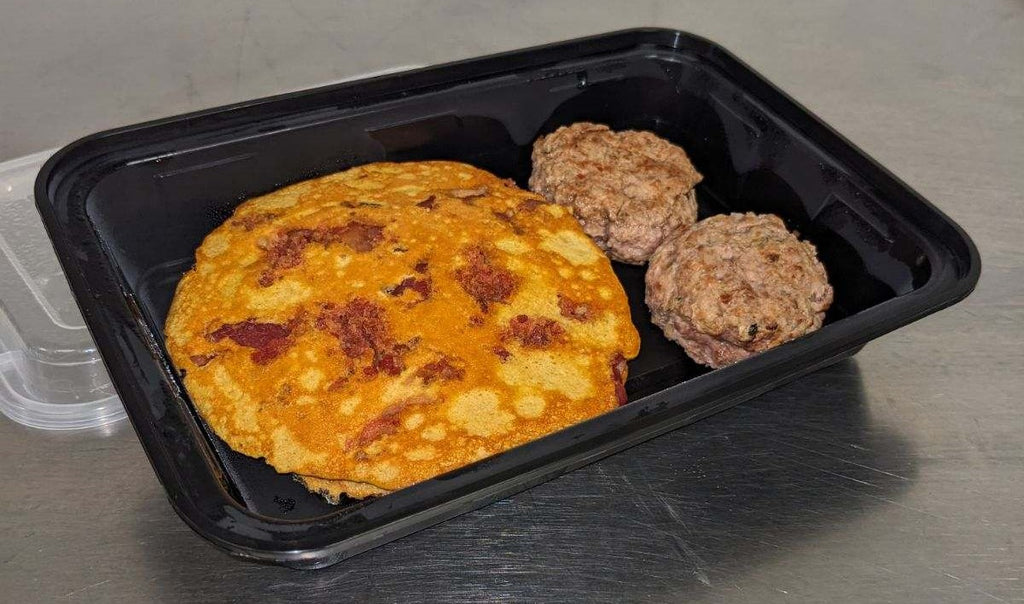 Maple Bacon Protein Pancakes