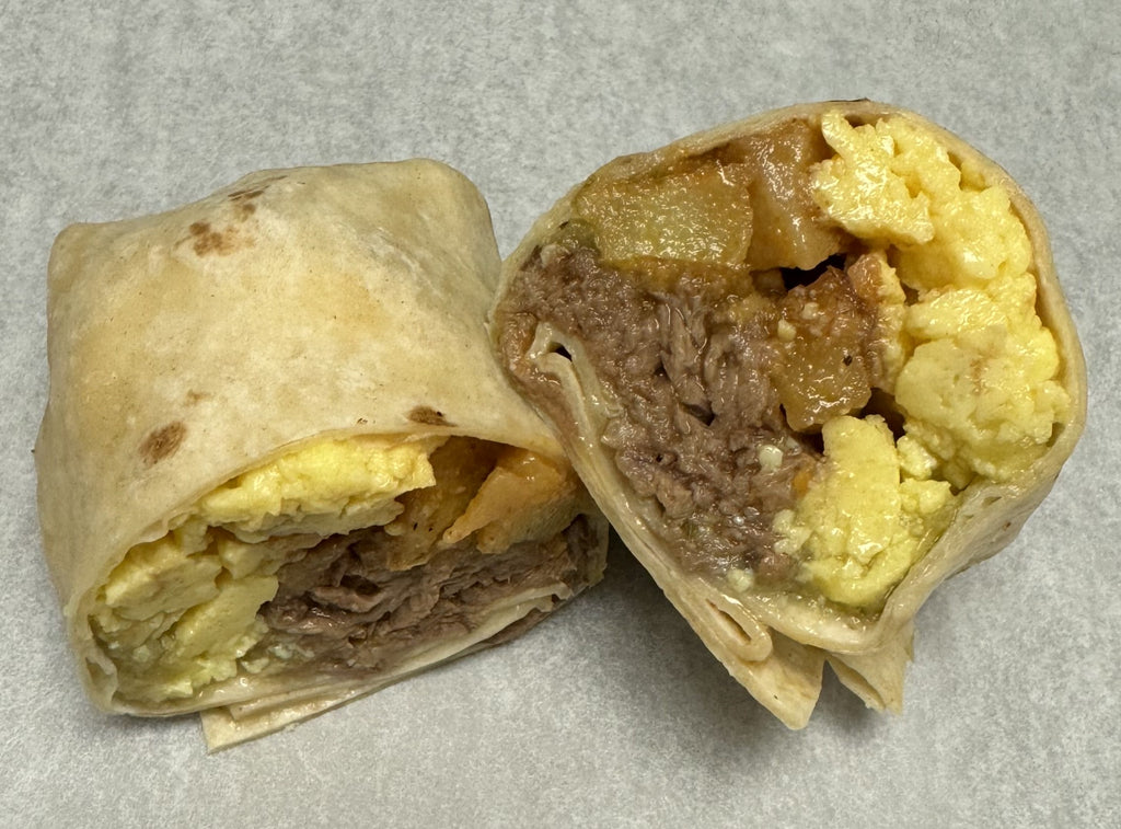Breakfast Burritos - Pulled Steak