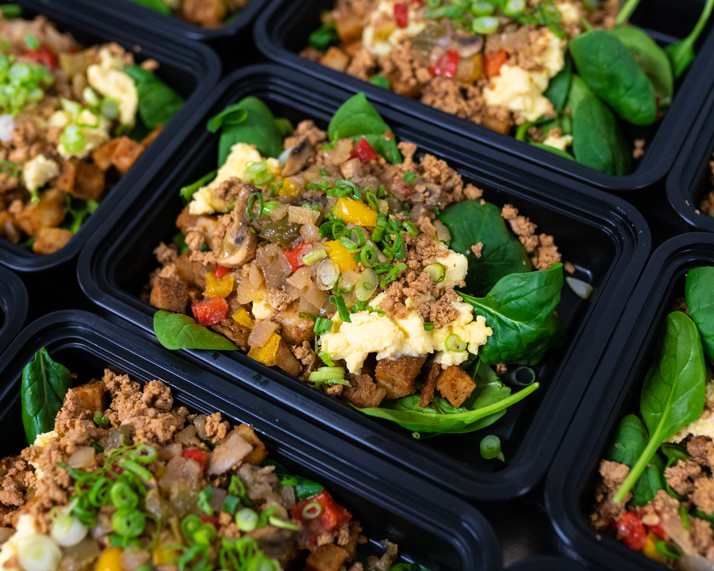 Egg White Ground Turkey Bowl