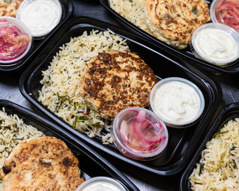 Chicken Apple Feta Burger