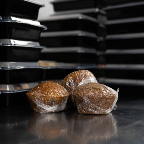 Blueberry Banana Nut Protein Muffin