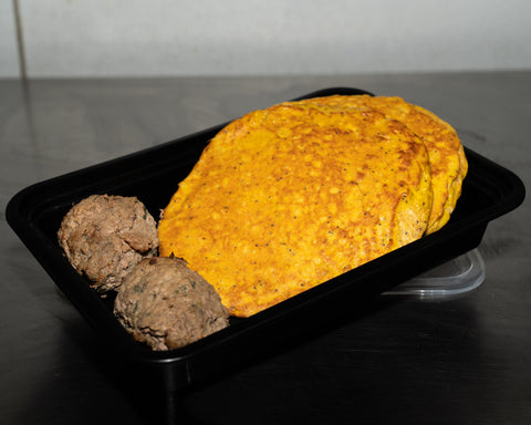 Lemon Poppy Protein Pancakes