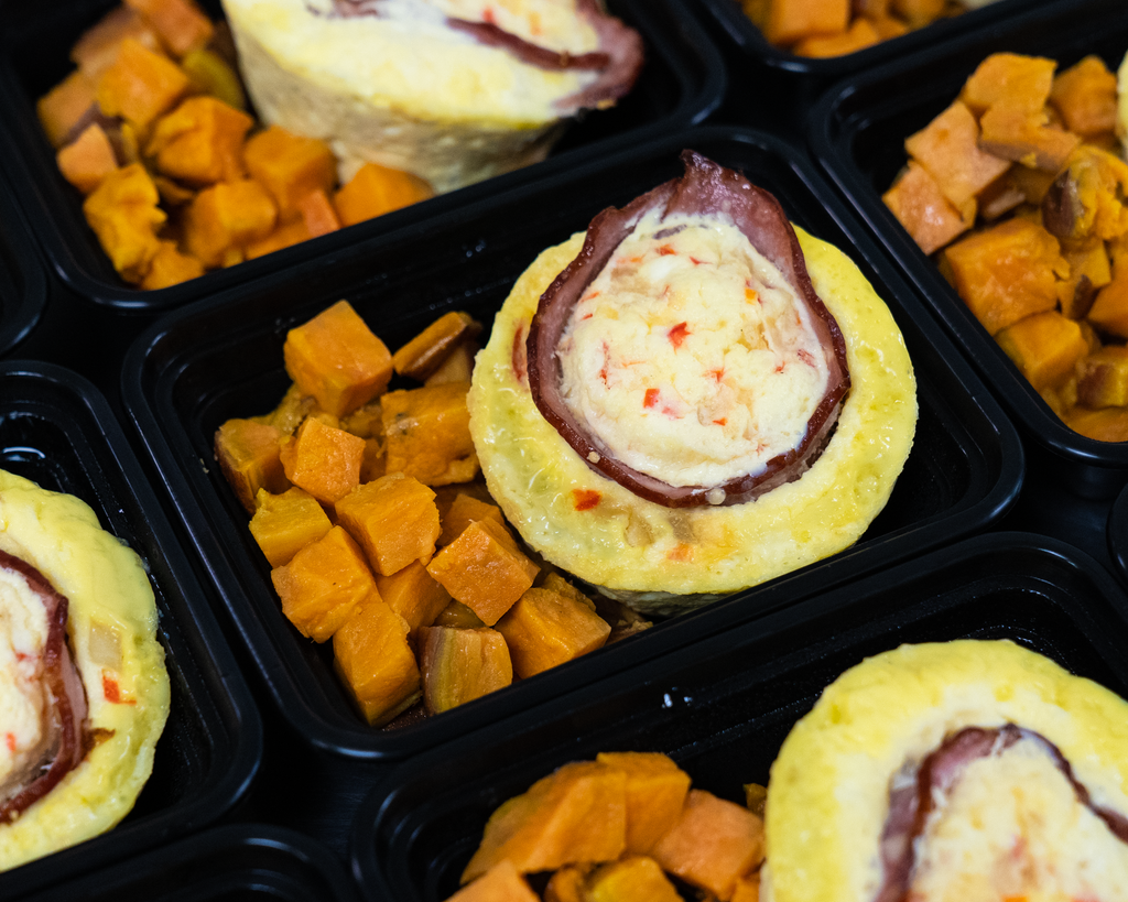 Turkey Bacon Wrapped Egg Quiche