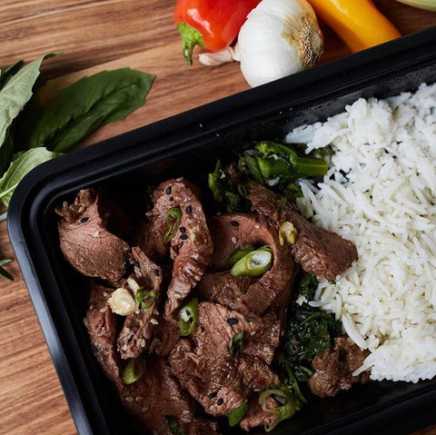 Teriyaki Beef and Broccoli Rabe - Meal Dealers