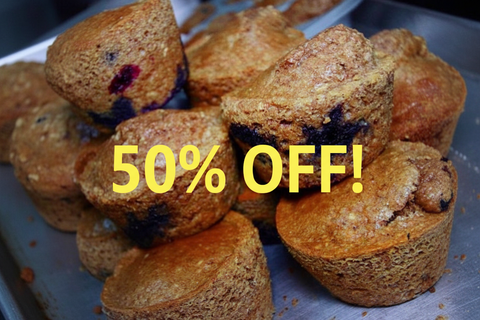 Blueberry Banana Nut Protein Muffin