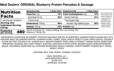 Blueberry Protein Pancakes - Meal Dealers