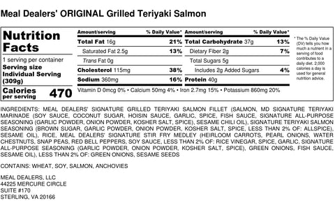 Grilled Teriyaki Salmon - Meal Dealers